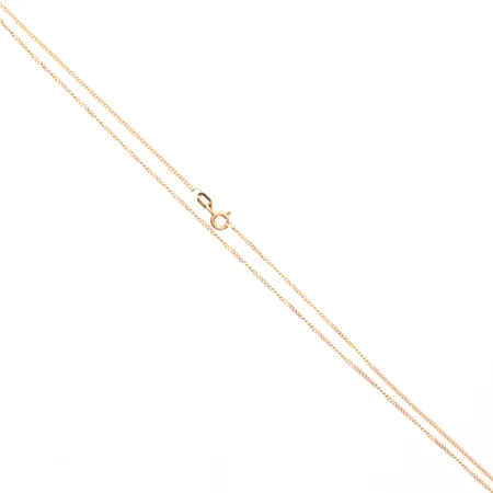 Kedja, Pansar, längd: 40cm, bredd: 1mm, 18K. Vikt: 2,3 g