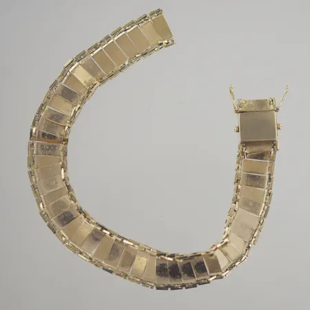 Armband, längd 19 cm, defekt, 18K Vikt: 13,4 g