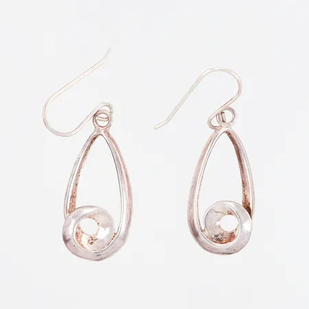 Ett par örhängen, 40x14mm, silver 925/1000 Vikt: 5,2 g