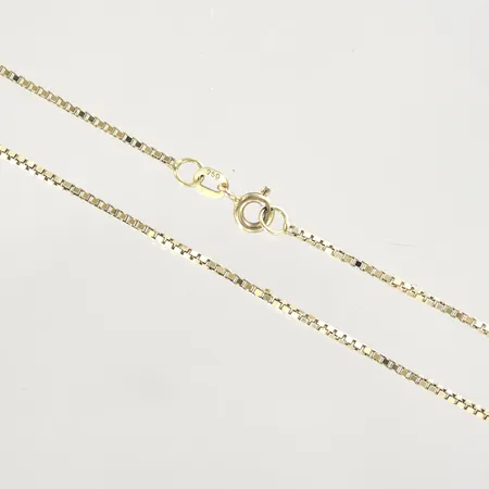 Halskedja venezia, längd 42 cm, 18K  Vikt: 4,7 g