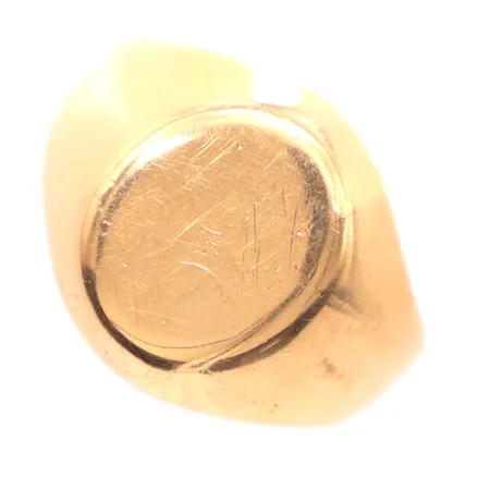 Klackring, Ø22½, bredd 5,5-18,7mm, 18K.  Vikt: 12,9 g