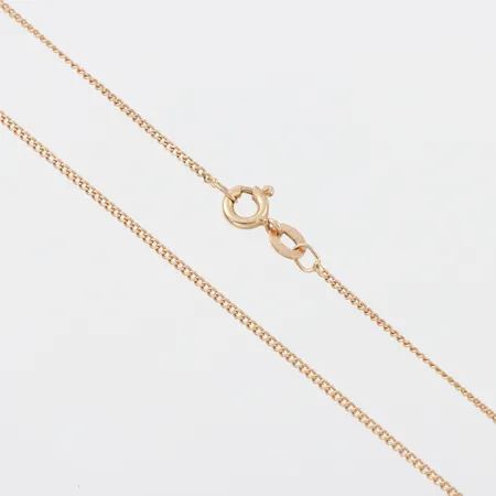 Collier Pansar, längd ca 40 cm, bredd 1.1 mm, 18k. Vikt: 2,2 g