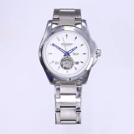 Herrur, Paterson Automatic, Ø42mm, stål, glasboett