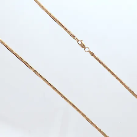 Collier Fiskbenslänk, längd 42,5cm, bredd 2,7mm, Balestra, 18K Vikt: 10,8 g