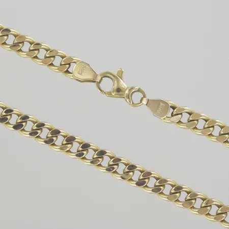 Halskedja pansar, längd 51 cm, bredd 5 mm, 18K Vikt: 18,5 g