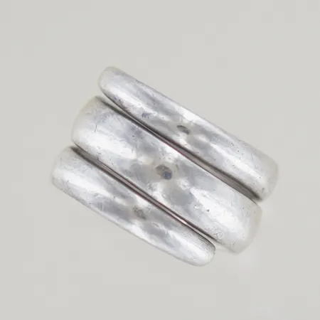 Ring, Ø 17½ mm, bredd 13,6 mm, silver 925/1000 Vikt: 13,5 g