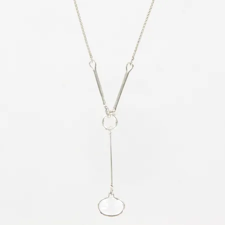 Collier Savannah av Georg Jensen, 44cm, bredd: 2mm, hängdel: 55mm, bredd: 1-5mm, Silver 925/1000 Vikt: 7,2 g