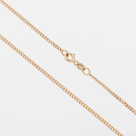 Collier Pansar, längd ca 42 cm, bredd 1.7 mm, 18k. Vikt: 4,8 g