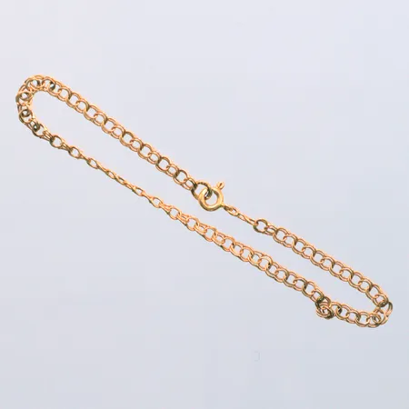 Armband Bismarck, längd: 19cm, bredd: 4mm, 18K.  Vikt: 2,5 g