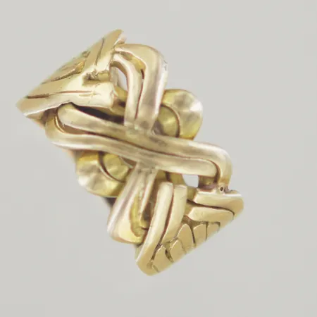 Ring, Ø 22 mm, bredd 7,4 mm, 18K  Vikt: 15,7 g