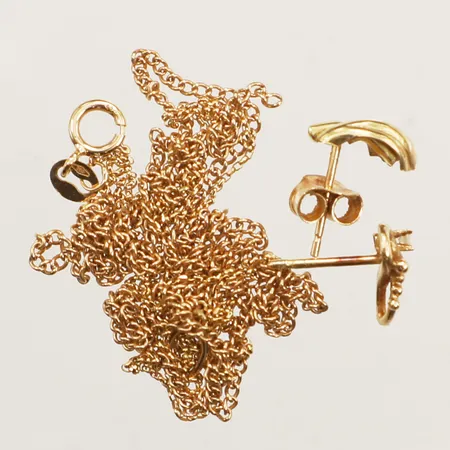 Diverse guld, defekt, skevt, 18K Vikt: 4,3 g