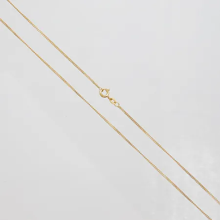 Kedja Pansar, längd ca 60cm, bredd 1,2mm, 9K Vikt: 3,2 g