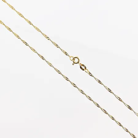 Kedja Singapore, 45cm, bredd 1,5mm, Balestra, 18K Vikt: 2,9 g