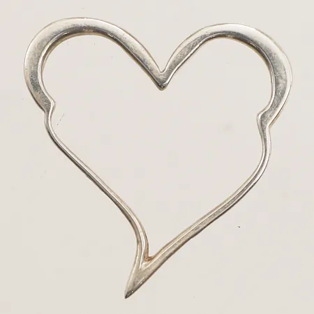 Hänge "hjärta" Efva Attling, Crazy Heart, längd 30mm, bredd 28mm, 925/1000 silver etui  Vikt: 2,7 g