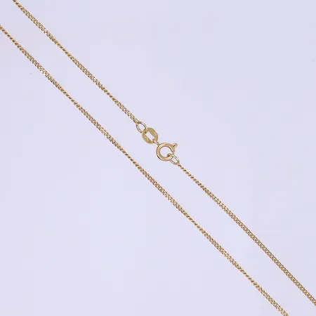 Halskedja pansar, Balestra, 42,5cm, bredd 1mm, 18K Vikt: 2,6 g