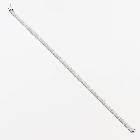 Armband 19cm, bredd 4mm, silver 835/1000 Vikt: 8,6 g