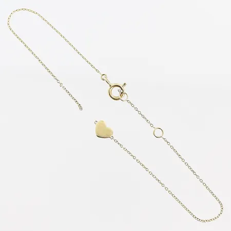 Armband, 19cm, defekt länk, 14K Vikt: 0,9 g