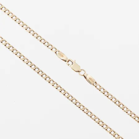 Collier, längd ca 55 cm, bredd 2.8 mm, 14k. Vikt: 10,1 g