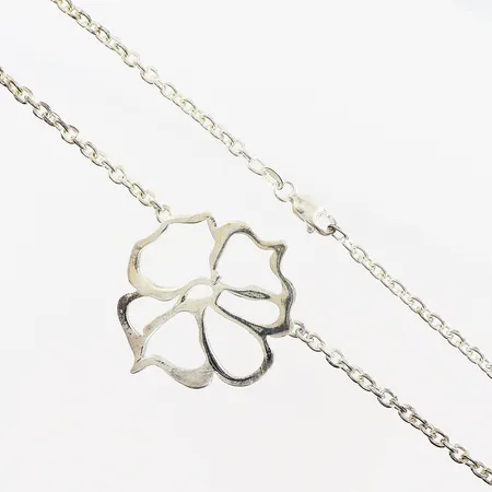 Collier Efva Attling, Eden, 42cm, bredd 3-35mm, silver 925/1000. Vikt: 12,6 g