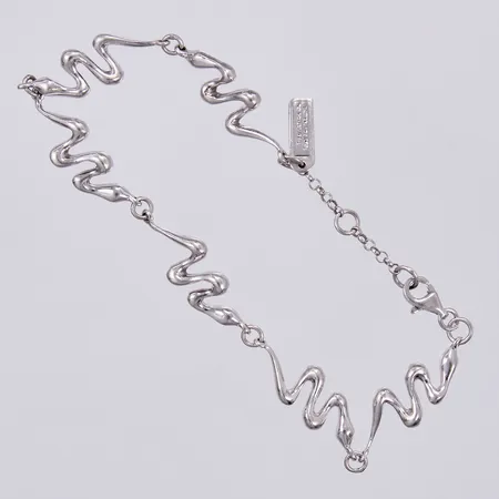 Armband, längd: ca 18-5-21cm, bredd: ca 8mm, stämplad "United Color Of Benetton", 925/1000, silver Vikt: 10,4 g