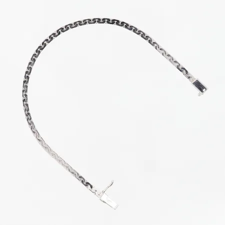 Armband vitguld, 18,5cm, bredd: 3mm, 18K Vikt: 5,9 g