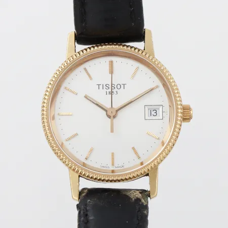 Damur Tissot,fungerar ej,diameter 23.9 mm, 18k.