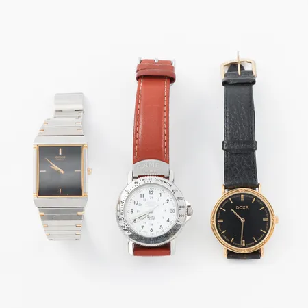Herrur 3 st,Seiko,Doxa,Camel.