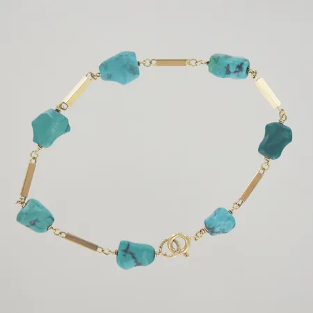 Armband med stenar, längd 19,5 m, bredd 1,9-8 mm, 18K  Vikt: 6,5 g