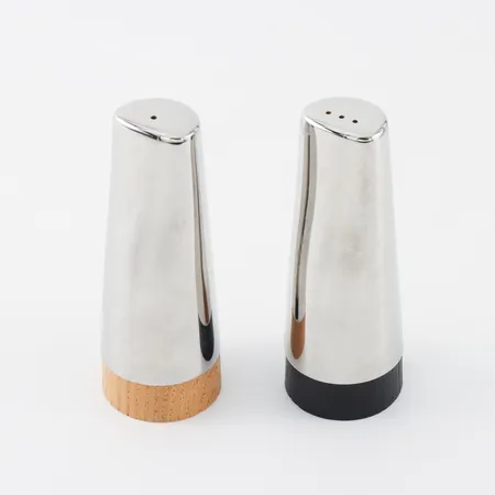 Ströare 2 st Georg Jensen, rostfritt, höjd ca 10 cm. Vikt: 0 g