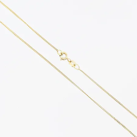 Kedja Pansar, 38cm, bredd 1mm, 18K Vikt: 2,3 g