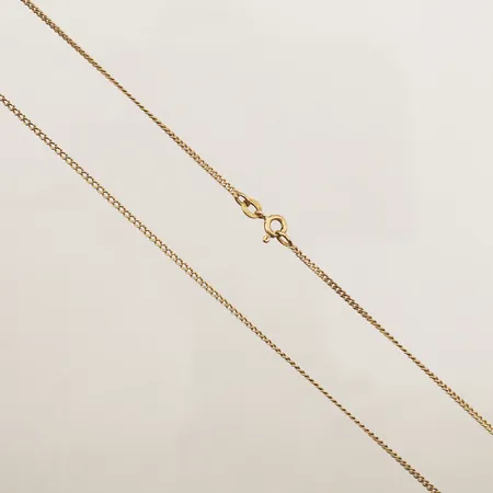 Kedja Pansar, längd 65,5cm, bredd 1,3mm, 18K  Vikt: 5,5 g