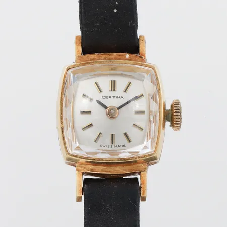 Damur Certina,fungerar ej,ca 16.1x15.3 mm,18k.