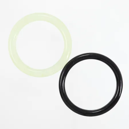 Armring i sten, 2st, stl Ø60 samt 65mm i innermått, bredd 9,0 samt 9,5mm.