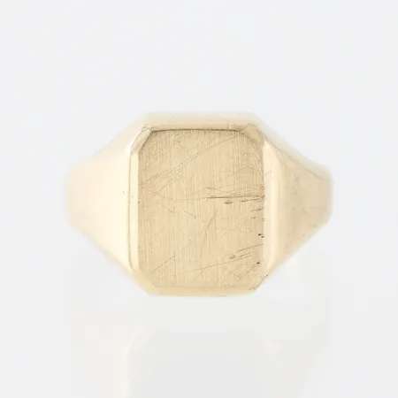 Klackring, slitage, storlek 17 mm, bredd 3.1-12.3 mm, 18k. Vikt: 2,8 g