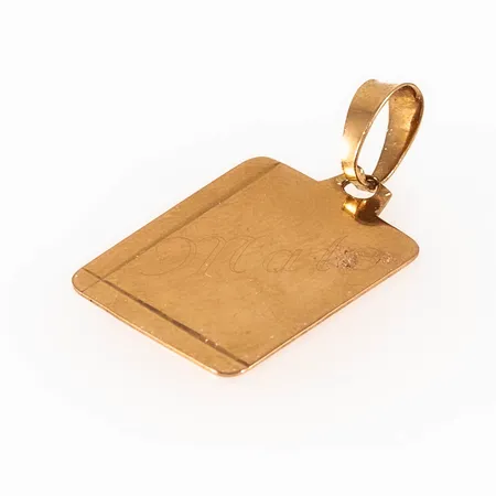 Defekt / graverat guld 18K 1,2g.