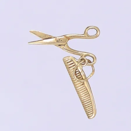 Hänge, 18x10mm, 18K  Vikt: 1,1 g