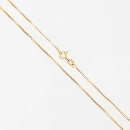 Kedja Pansar, 41,5cm, bredd: 1mm, 18K, 2,7gram Vikt: 2,7 g