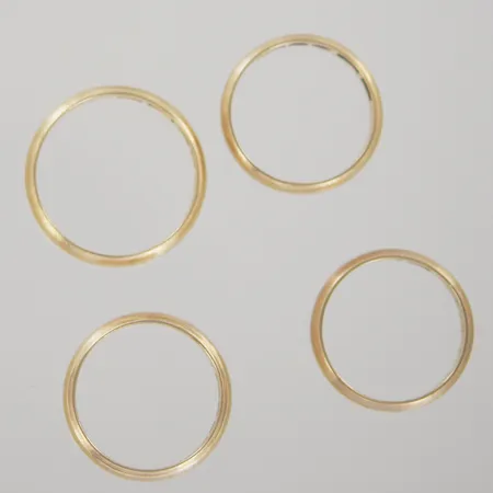 Ringar, gravyr, 18K Vikt: 17,7 g