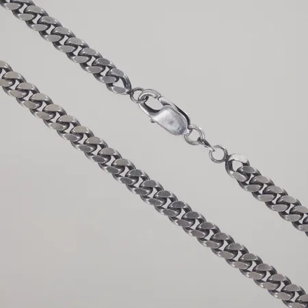 Halskedja pansar, längd 51 cm, bredd 2,9 mm, silver 925/1000 Vikt: 47,9 g