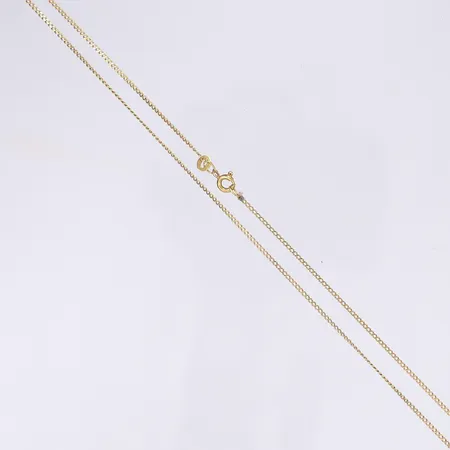 Halskedja pansar, 60,5cm, bredd 1mm, 18K Vikt: 3,3 g