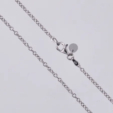 Kedja Viktor Frisk, längd: ca 55,5cm, bredd: ca 2mm, GHA, 925/1000, silver Vikt: 4,8 g