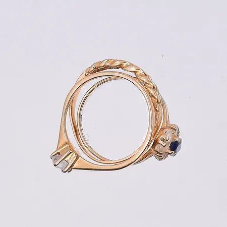 Diverse guld, 18K. Vikt: 6,4 g