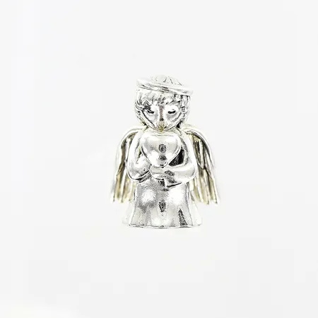 Hänge Pandora, ängel, 14x10mm, silver 925/1000. Vikt: 2,1 g