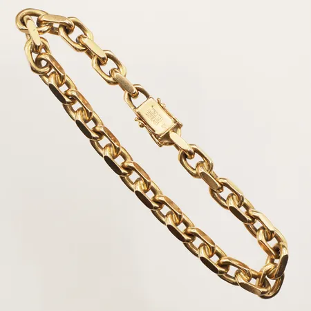 Armband Ankar, längd 21cm, bredd 6,9mm, Jo-Ans Guld AB Köping, 18K  Vikt: 47,9 g