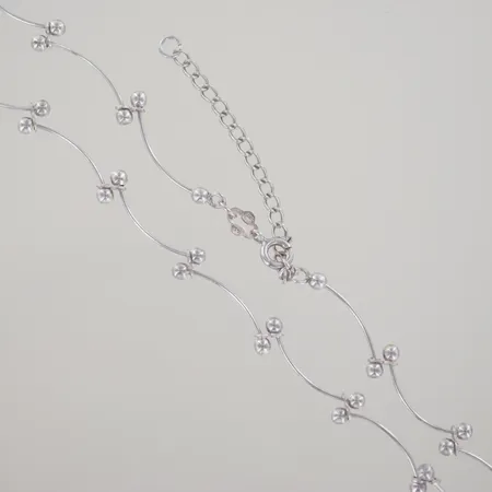 Halskedja, längd 46-51 cm, silver 925/1000 Vikt: 7,3 g