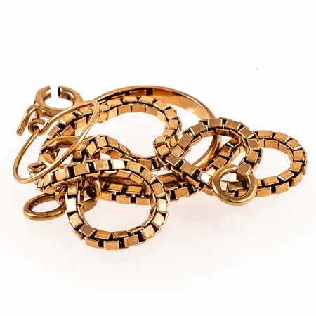 Diverse defekt guld 18K 7,3g.