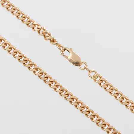 Collier Pansar, längd ca 52 cm, bredd 4.2 mm, 18k. Vikt: 32,5 g