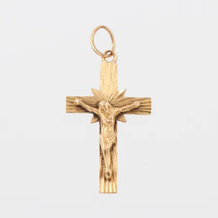 Hänge,höjd ca 34 mm, ej stämplat,18k. Vikt: 3,7 g