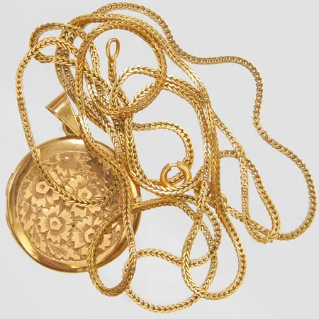 Diverse guld, ojämnheter, gravyrer, defekta, 18K Vikt: 17,2 g