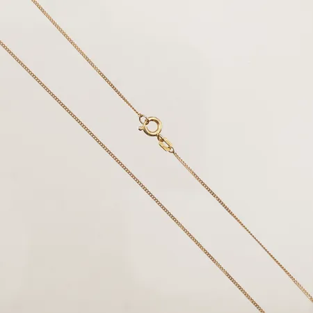 Kedja Pansar, längd 41cm, bredd 1mm, 14K Vikt: 1,4 g